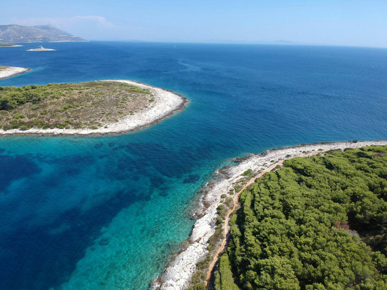 Pláž Borče na ostrově Hvar