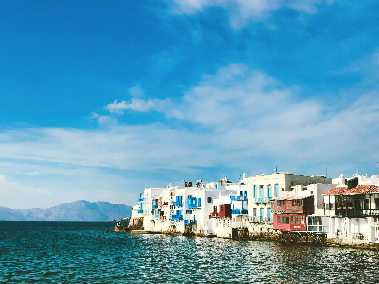 Sailing in Mykonos, Greece