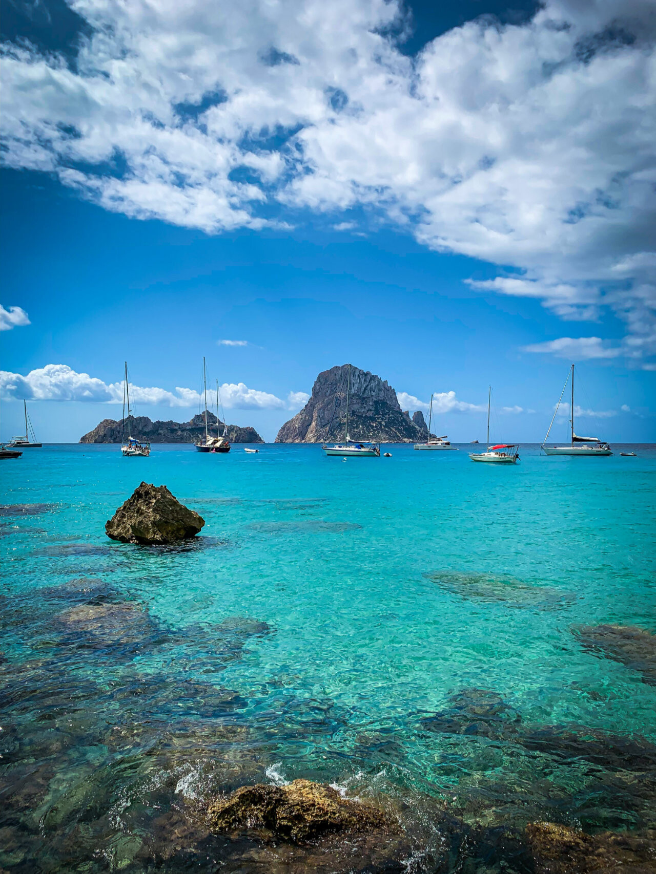 Sailing in Ibiza, Spain