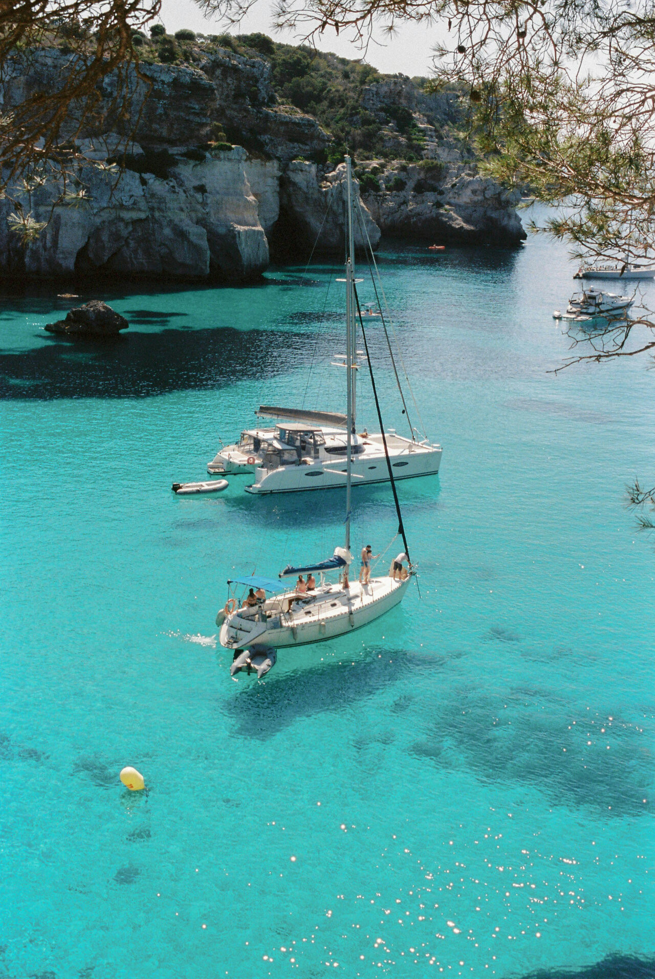 Sailing in Menorca, Spain